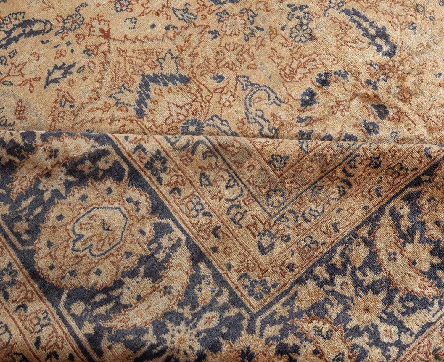 Antique Turkish Sivas Handmade Botanic Carpet BB1436 by DLB