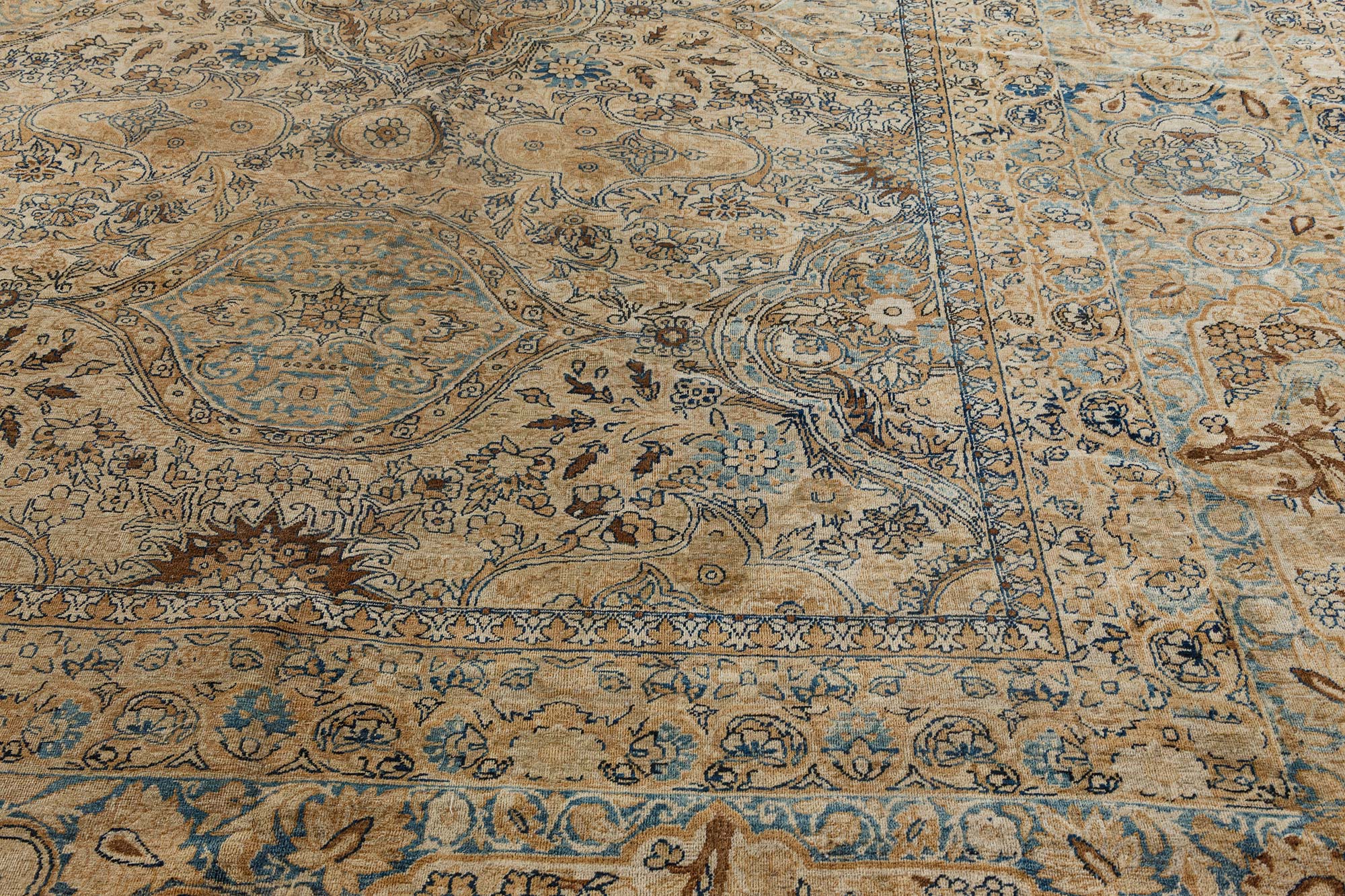 One-of-a-kind Oversized 19th Century Persian Kirman Carpet , index: BB7185