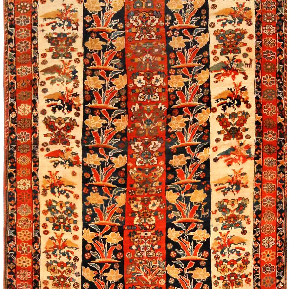 Antique Persian Shiraz Carpet BB4177 by DLB