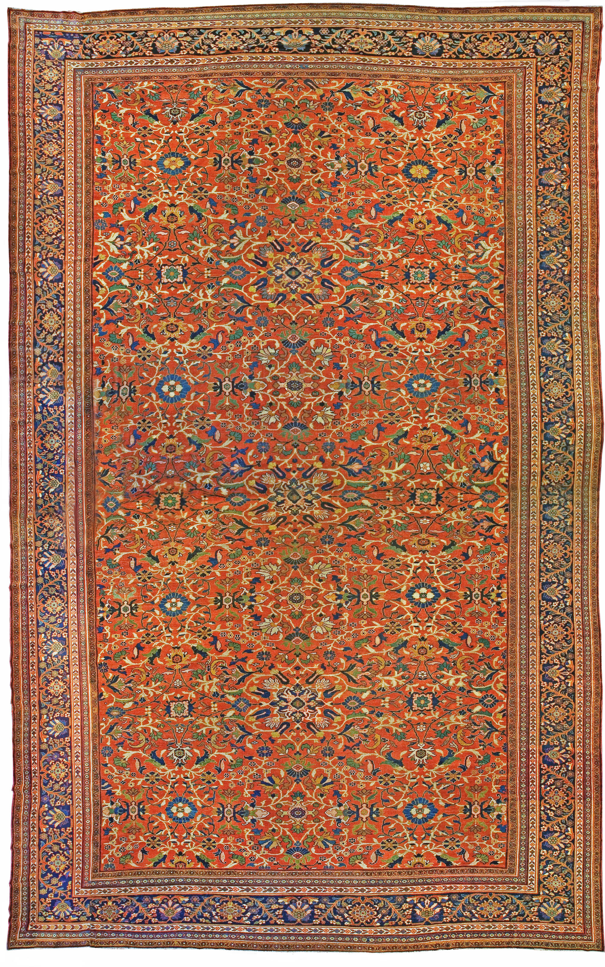 Vintage Persian Sultanabad Rug (size adjusted) BB0946 by DLB