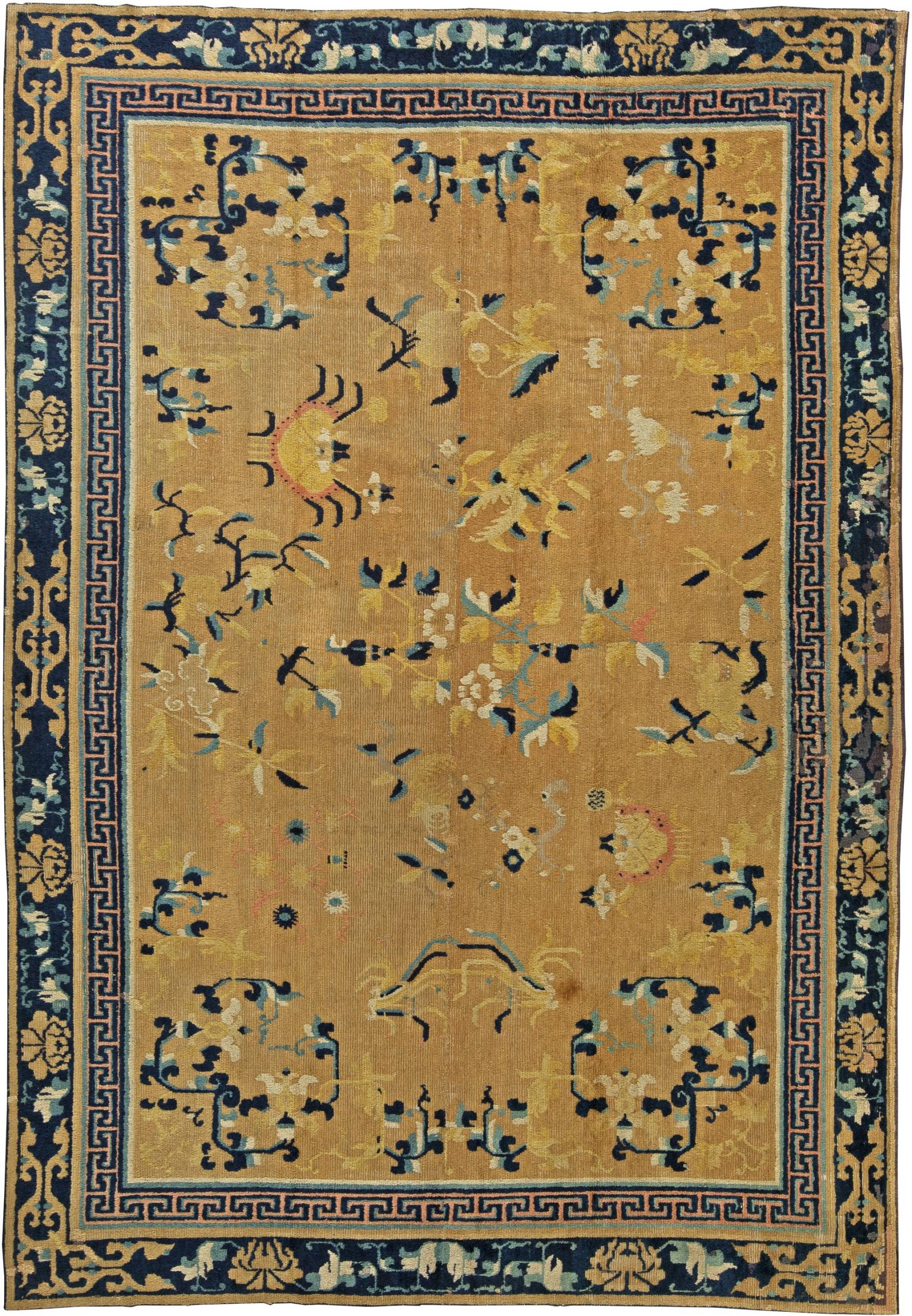 Chinese Fragment Rug (size Adjusted) , Index: Bb6050