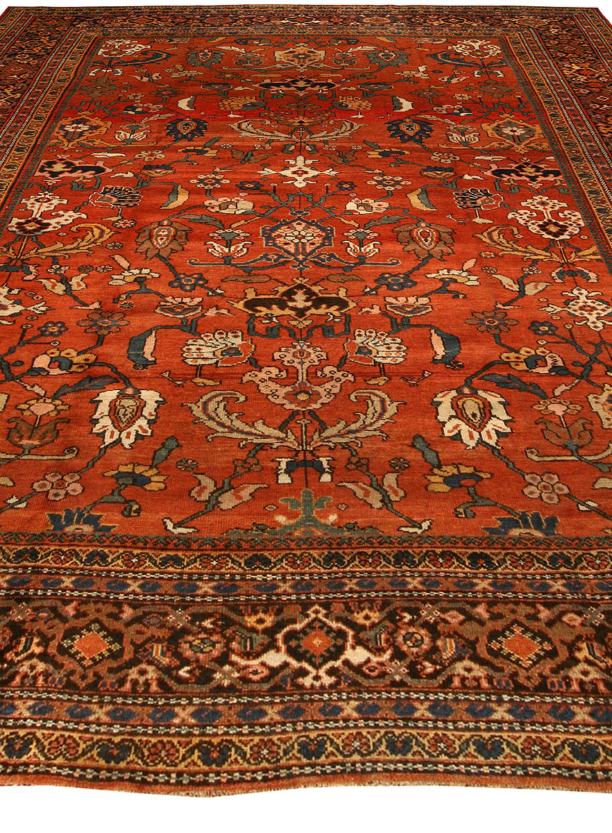 Vintage Persian Sultanabad Rug BB3198 by DLB