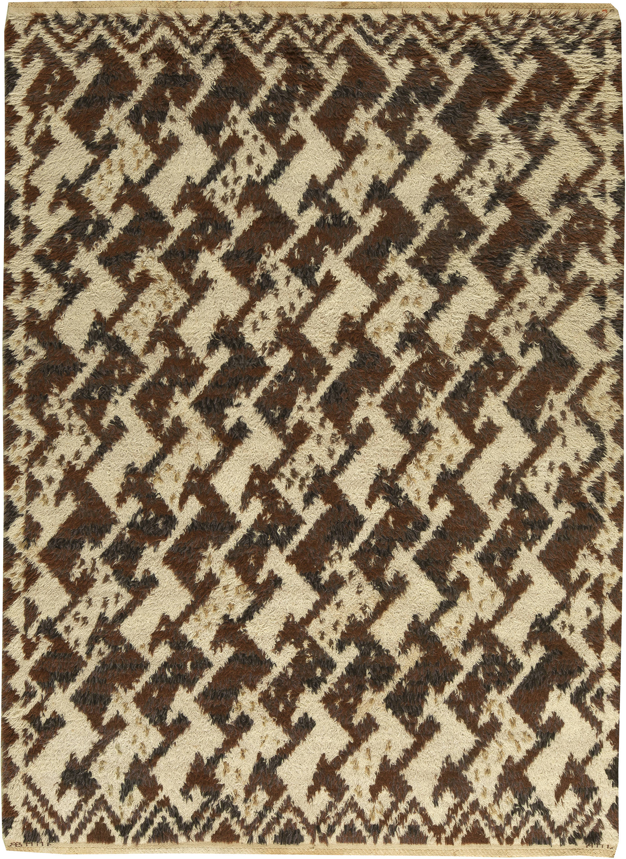 Vintage Swedish Pile Weave Rug by Ann-Mari Forsberg (Kråkan) for Marta ...