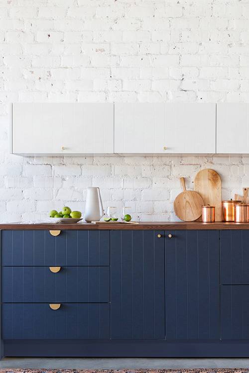 Trendspotting – Blue Two-Tone Kitchen Cabinets - Run To Radiance